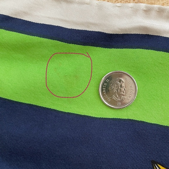 Vtg 1960s Pierre Cardin Colorful Floral Silk Scarf - Picture 13 of 16